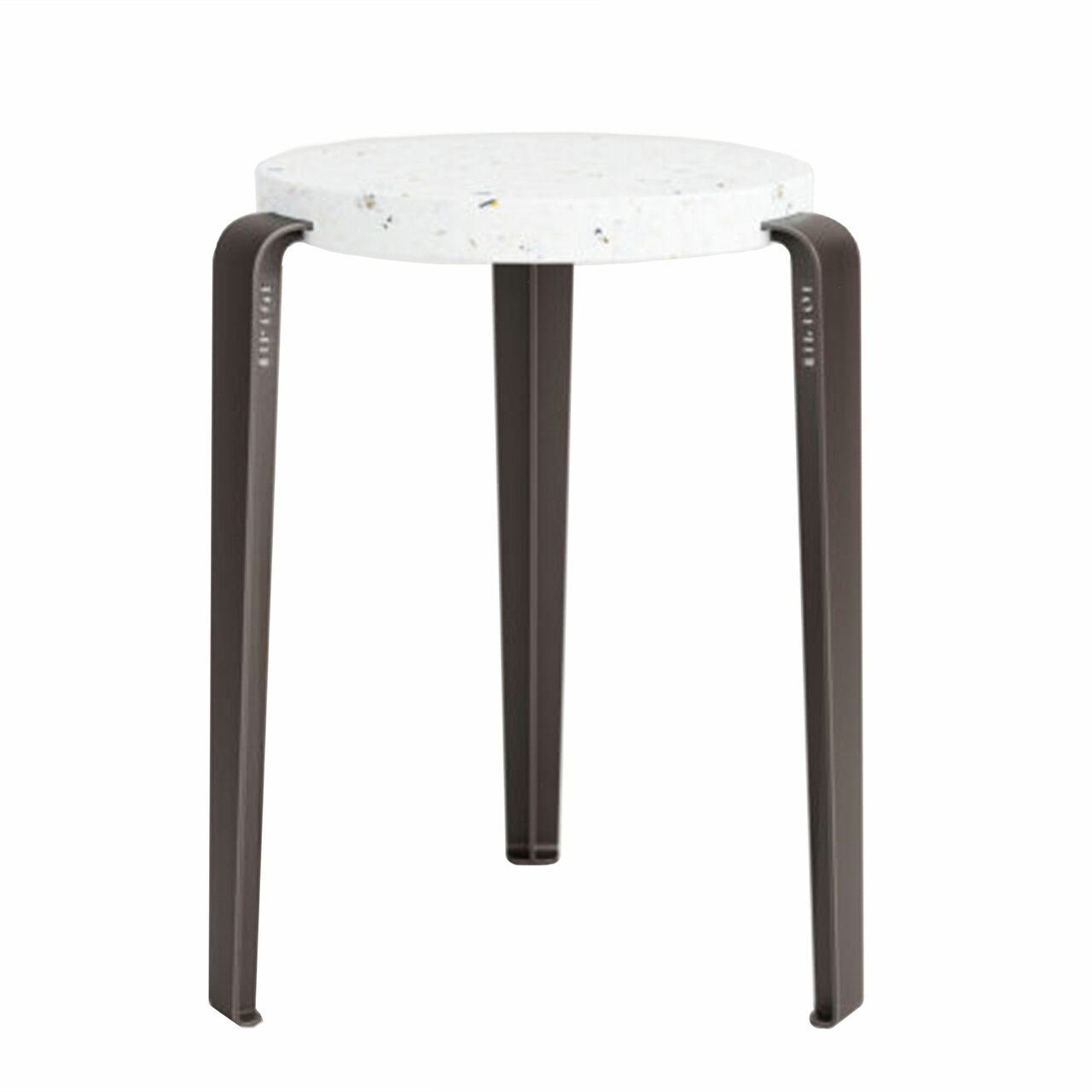 TIPTOE Lou recycled plastic Dunkler Stahl, Weiss