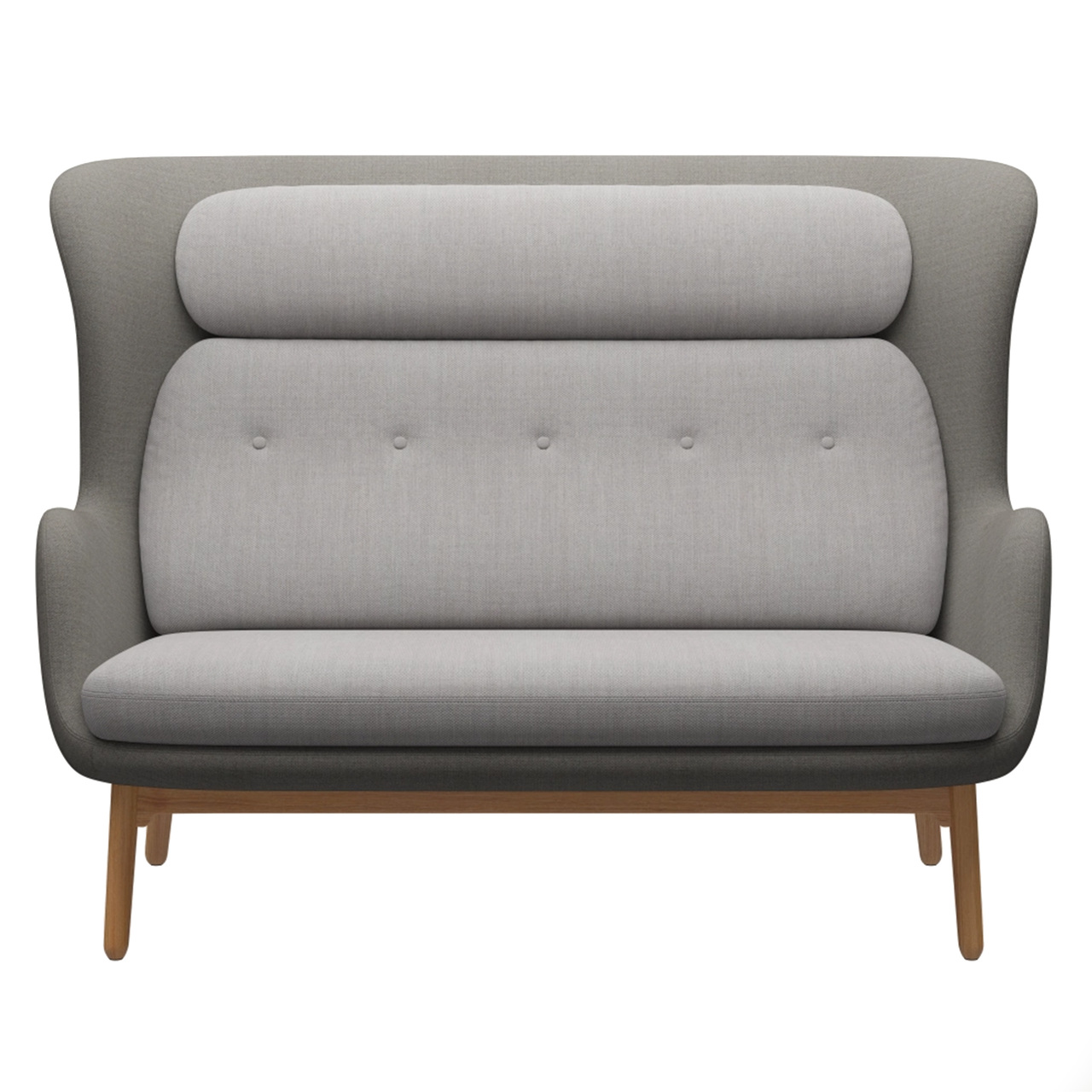 Fritz Hansen Sofa 'Ro' Warmgrau - Schale: FIO351 / Kissen: FIO251