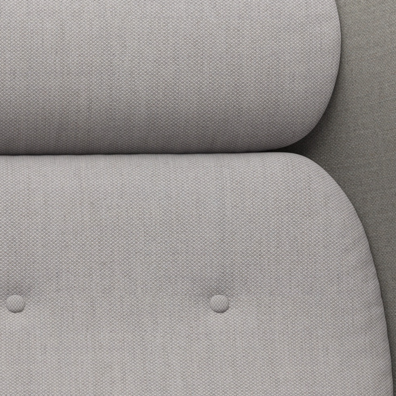 Fritz Hansen Sofa 'Ro' Warmgrau - Schale: FIO351 / Kissen: FIO251