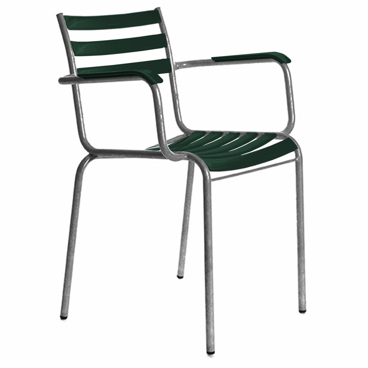 Manufakt Armlehnstuhl 'Bättig 7a' Tannengrün - RAL 6009