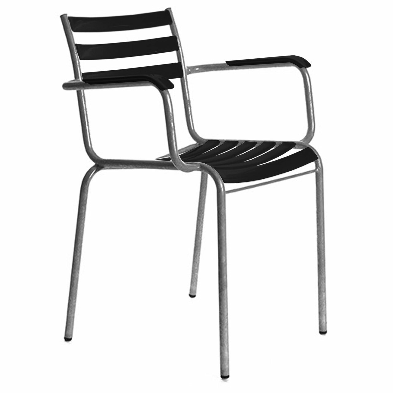 Manufakt Armlehnstuhl 'Bättig 7a' Schwarz - RAL 9005