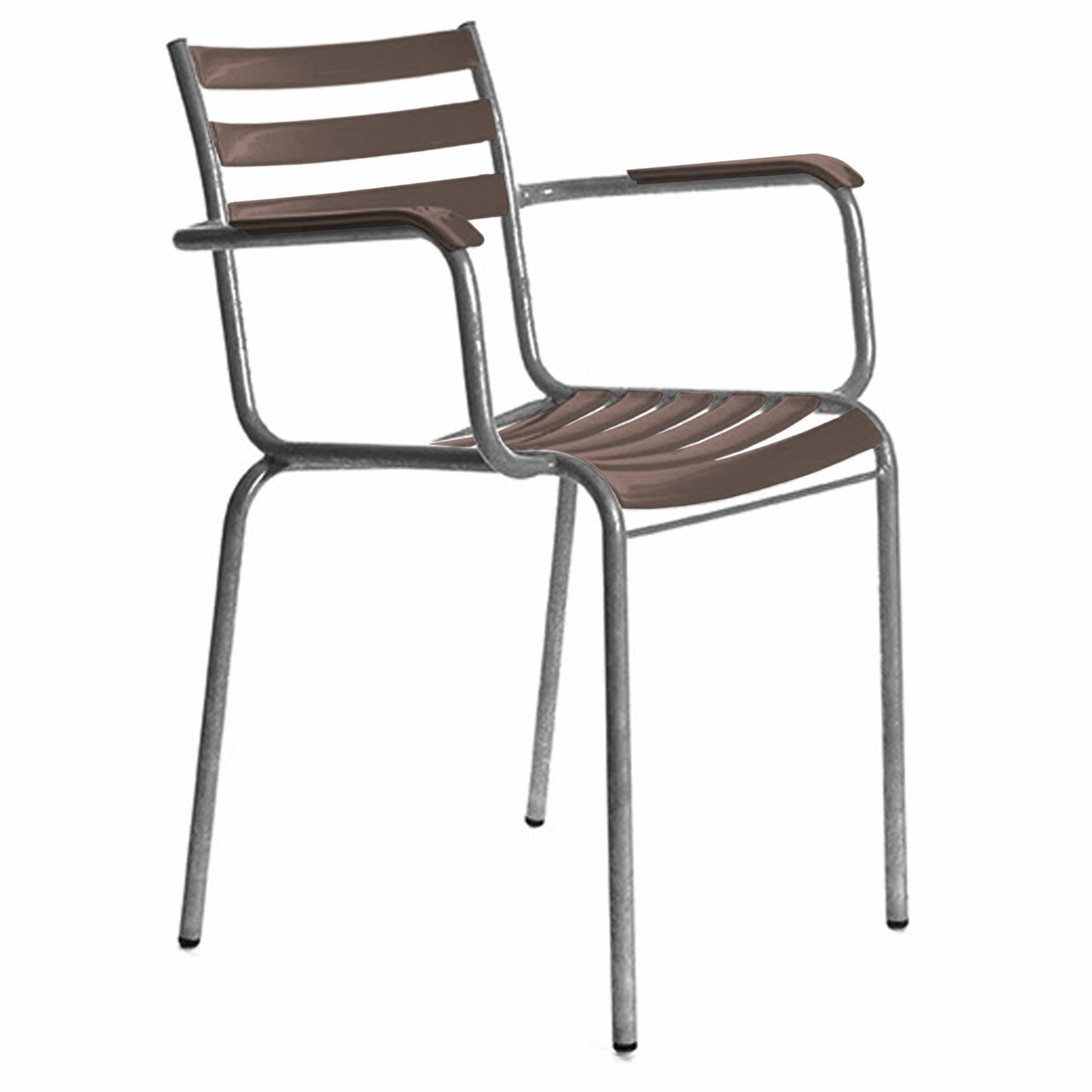 Manufakt Armlehnstuhl 'Bättig 7a' Schlammgrau - NCS S 7005-Y80R