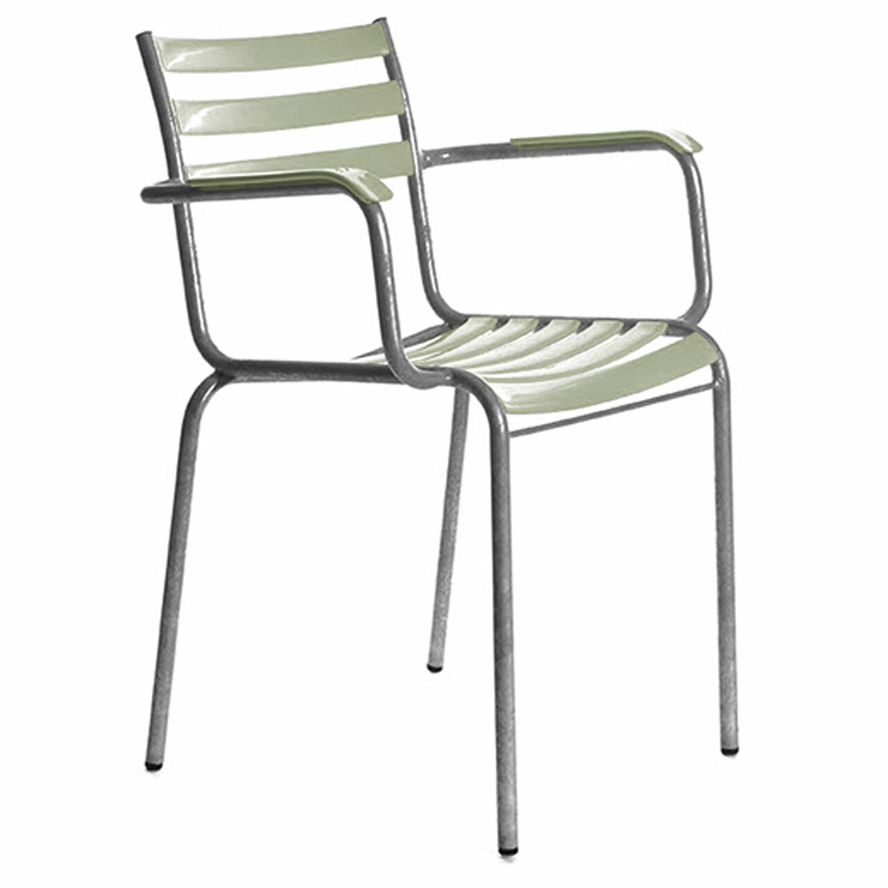 Manufakt Armlehnstuhl 'Bättig 7a' Heugrün - NCS S 3010-G50Y