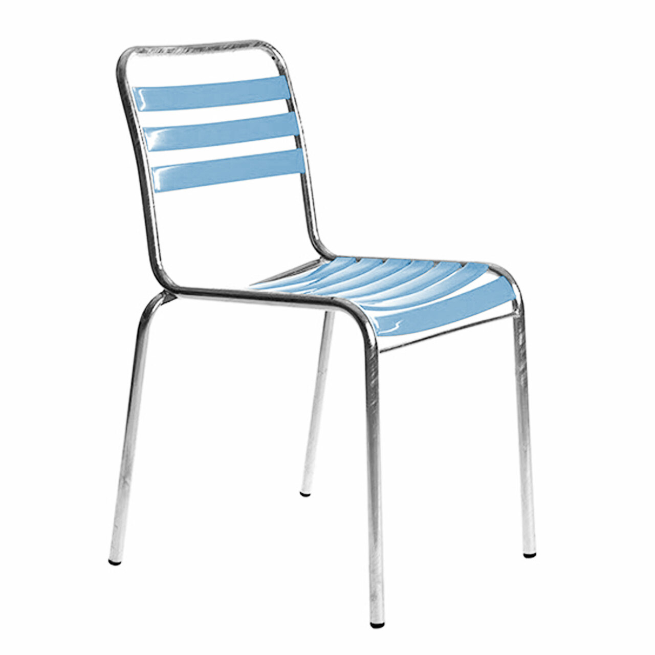 Manufakt Stuhl 'Bättig 10' Hellblau - NCS S 2040-R90B