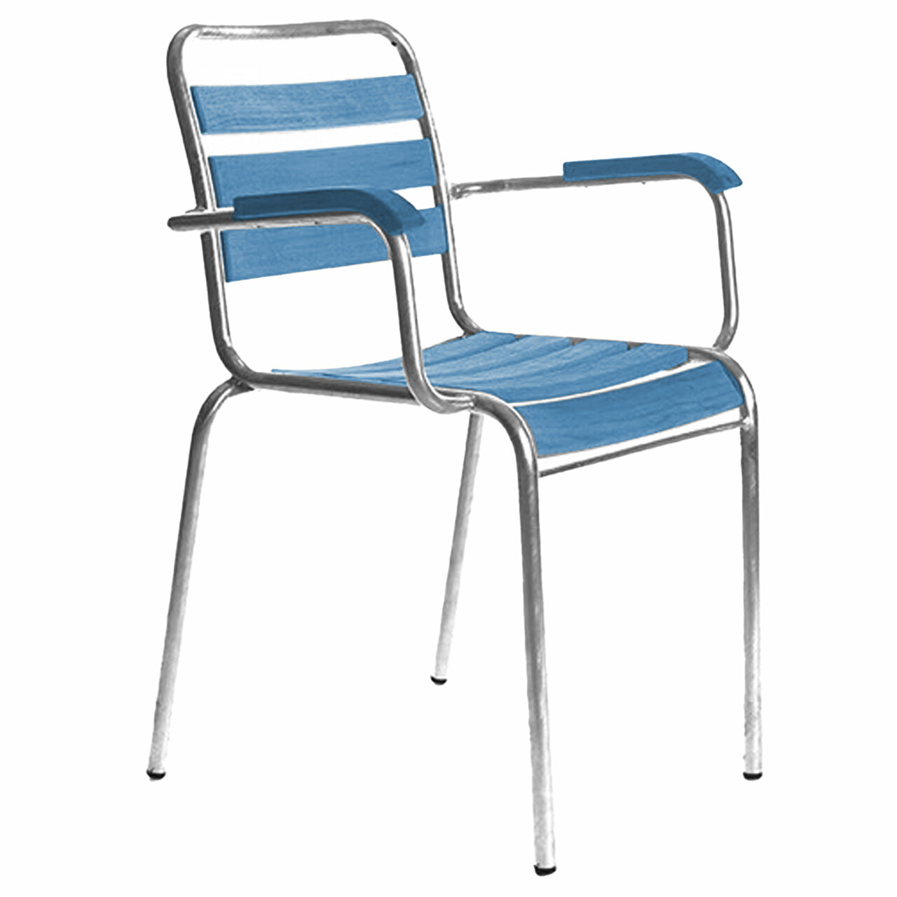 Manufakt Armlehnstuhl 'Bättig 12a' Hellblau - NCS S 2040-R90B