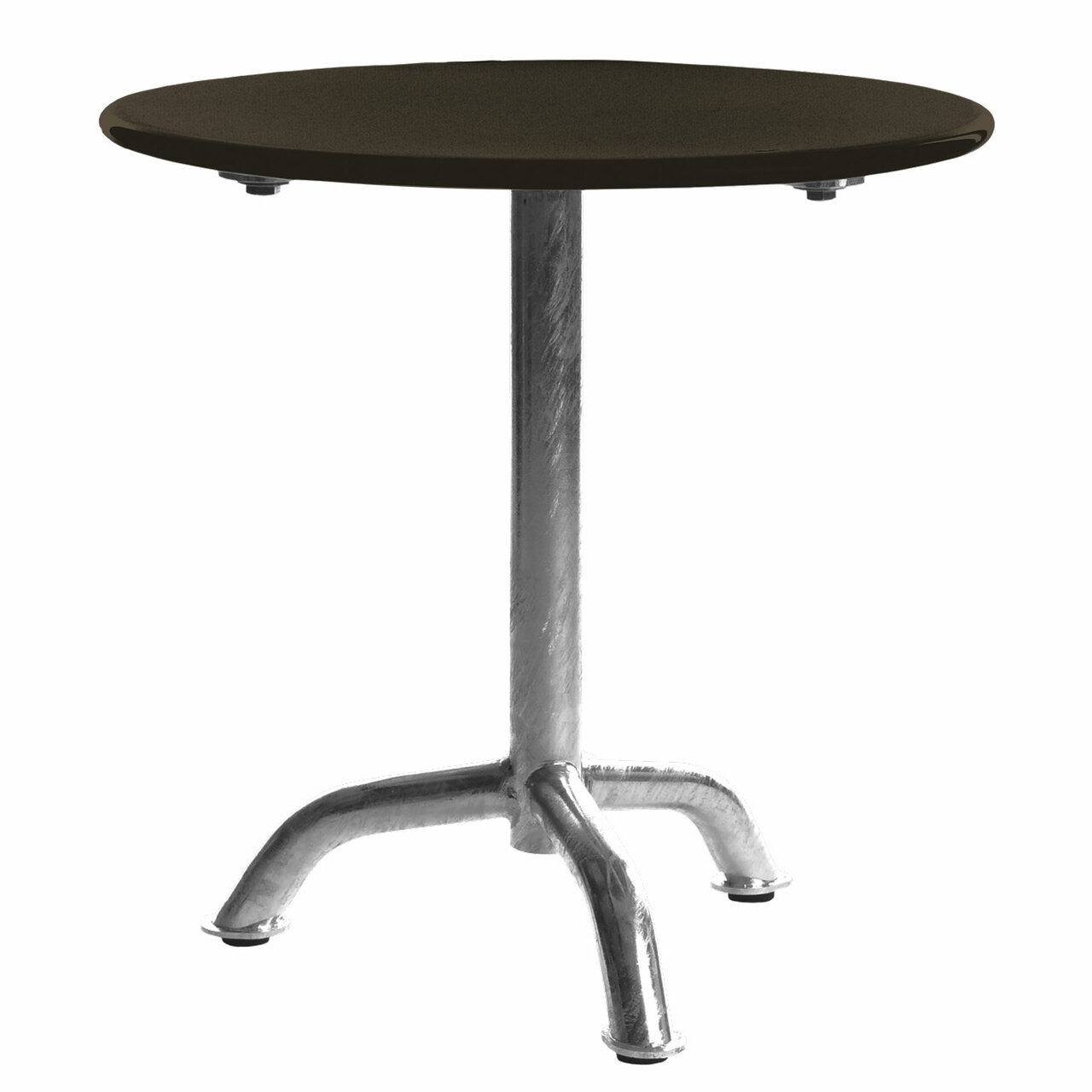 Manufakt Kleiner Clubtisch 'Bättig' Grauoliv - RAL 6006, Ø: 50 cm	