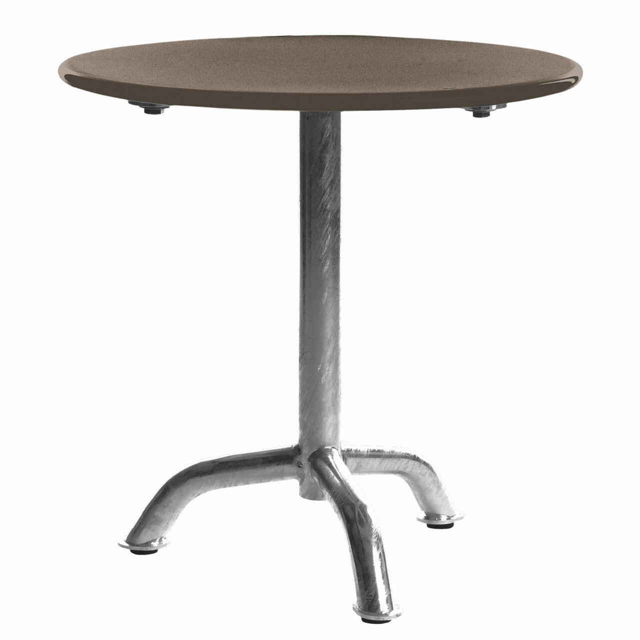 Manufakt Kleiner Clubtisch 'Bättig' Beigegrau - RAL 7006, Ø: 50 cm	