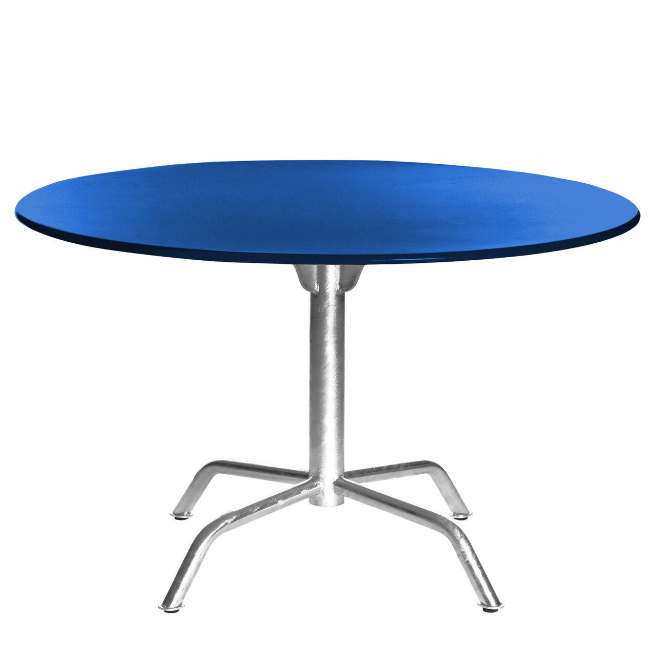 Manufakt Runder Tisch 'Bättig' Blau - RAL 5005, Ø: 120 cm