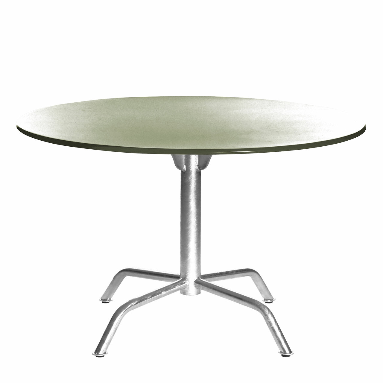 Manufakt Grosser Clubtisch 'Bättig' Heugrün - NCS S 3010-G50Y, Ø: 100 cm