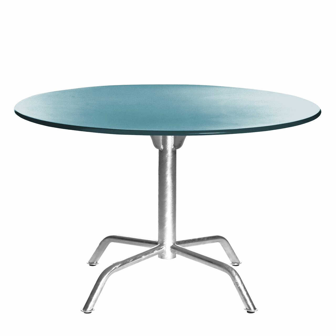 Manufakt Grosser Clubtisch 'Bättig' Blaugrau - NCS S 4020-B10G, Ø: 100 cm