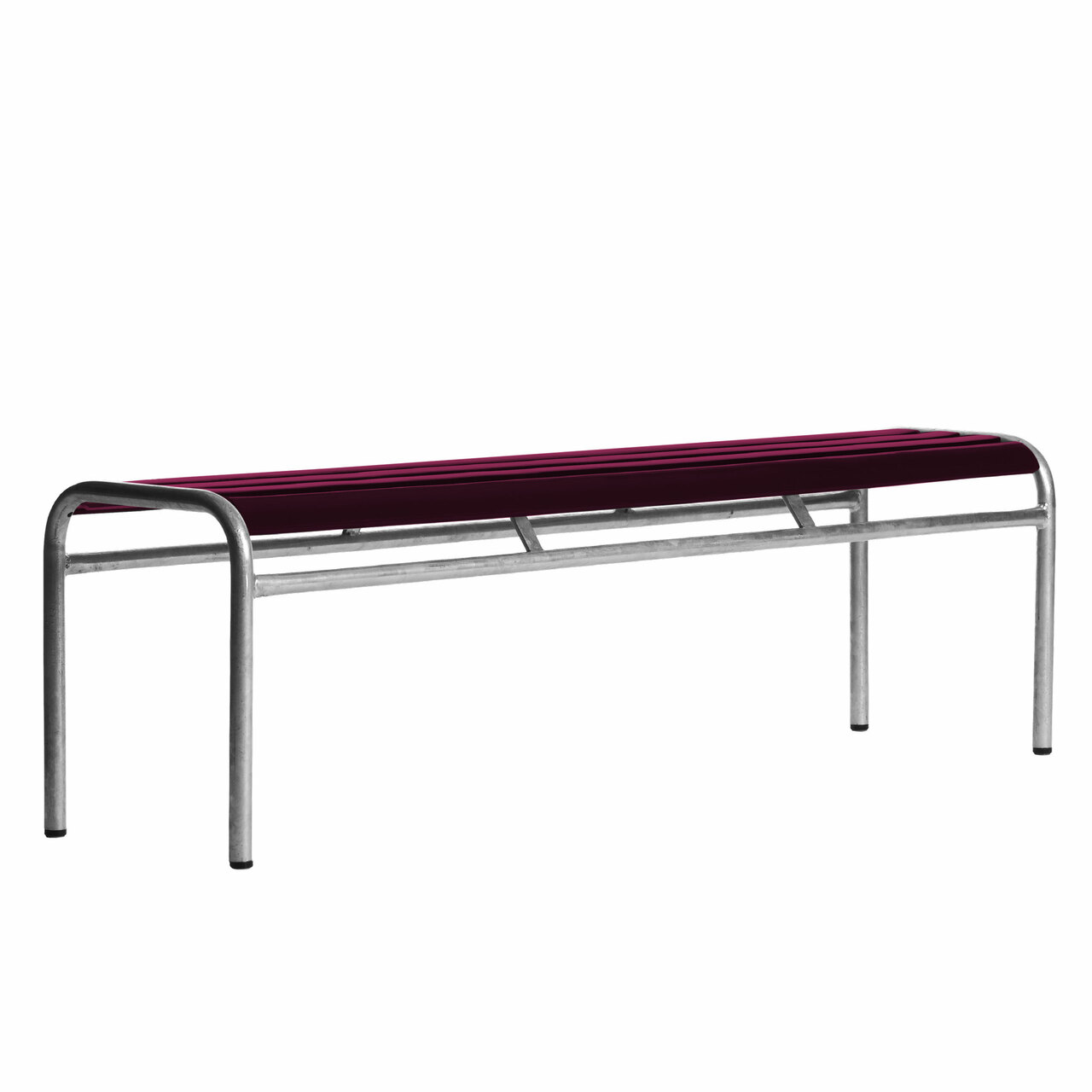 Manufakt Bank 'Bättig' Bordeauxviolett - RAL 4004, 210 cm, Sitzbank