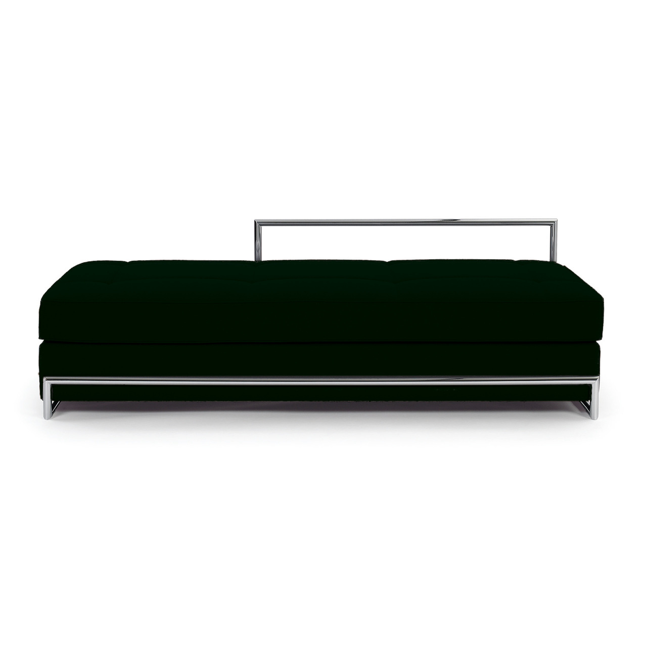 Classicon Daybed von 'Classicon' in Stoff Schwarz - Manila, Chrom