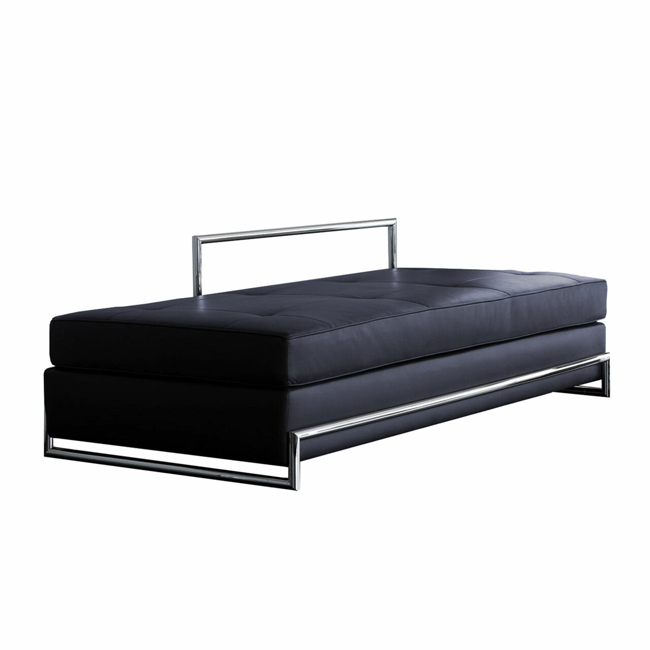 Classicon Daybed von 'Classicon' in Leder Chrom, Blau - Classic