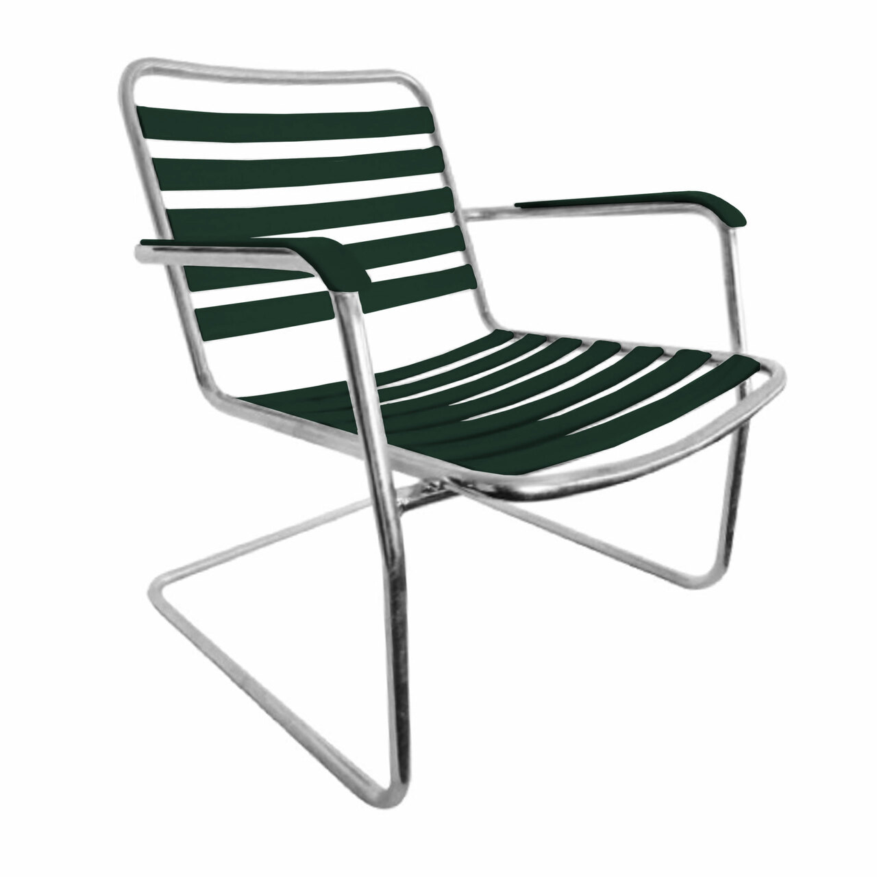 Manufakt Freischwinger 'Bättig' Tannengrün - RAL 6009