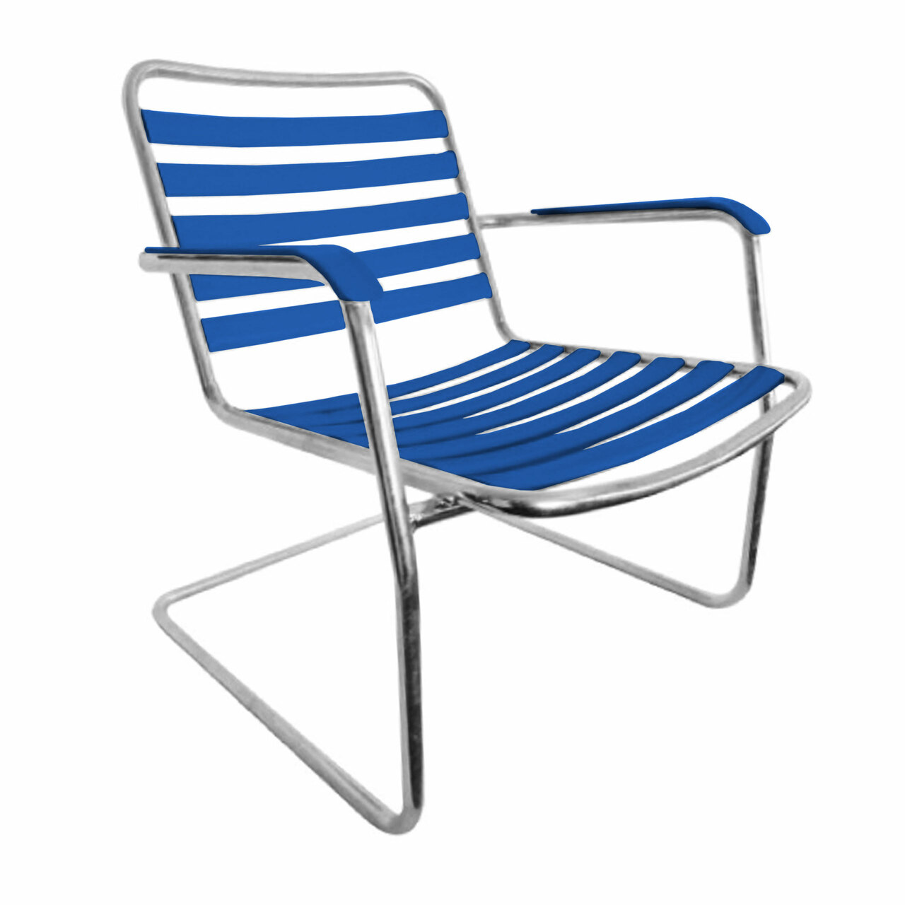Manufakt Freischwinger 'Bättig' Blau - RAL 5005