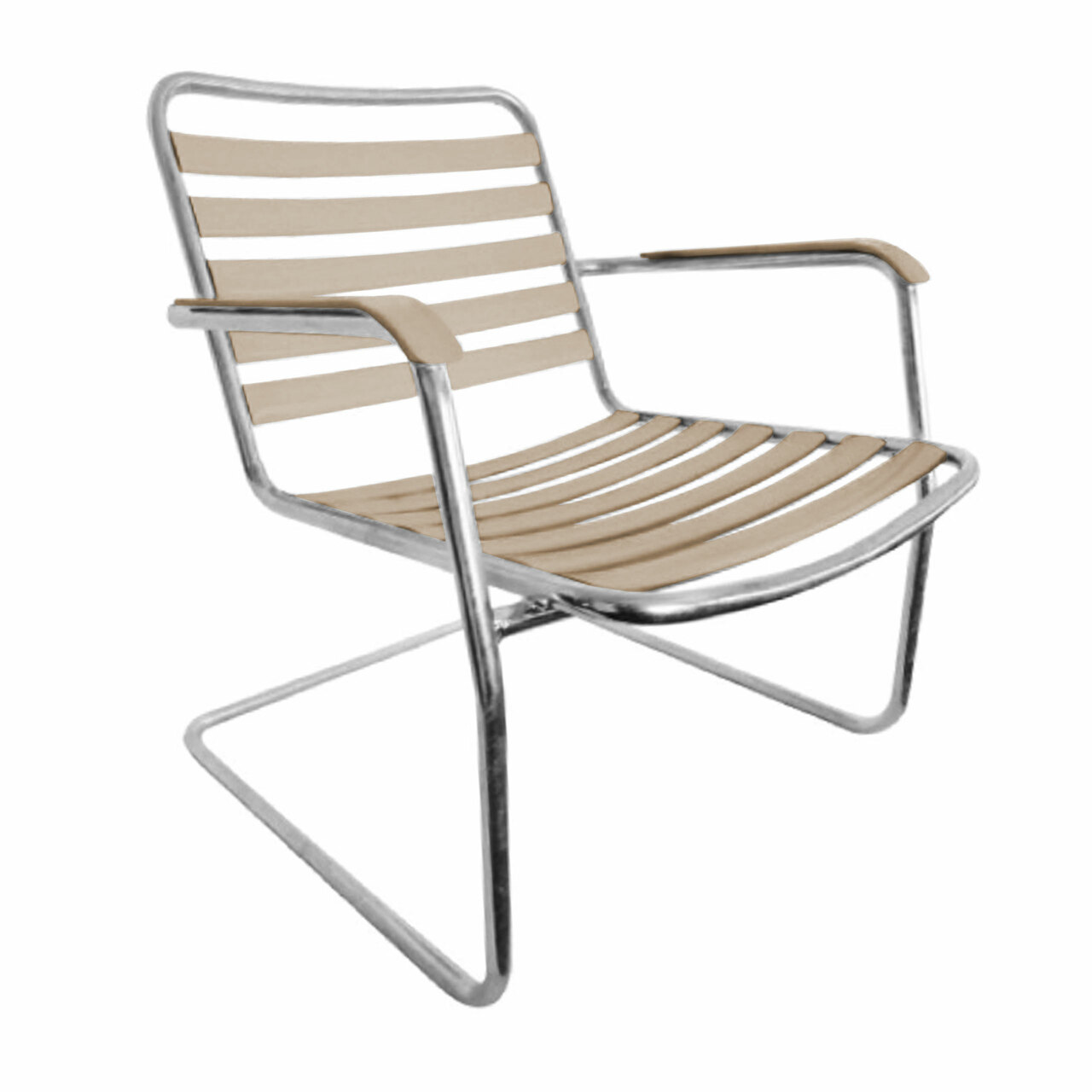 Manufakt Freischwinger 'Bättig' Beige - NCS 110