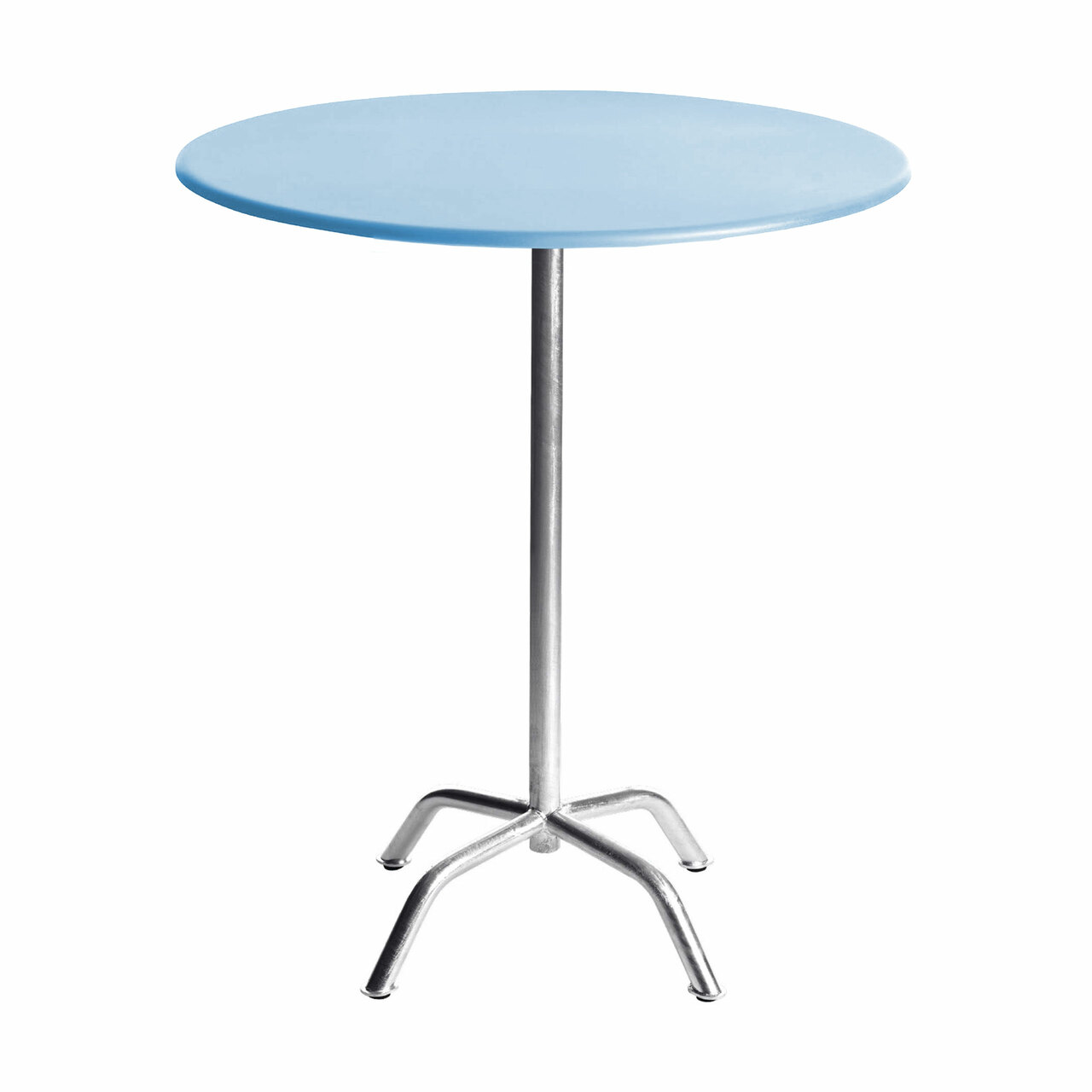 Manufakt Runder Stehtisch 'Bättig' Hellblau - NCS S 2040-R90B, Ø: 70 cm, 4-Beinig