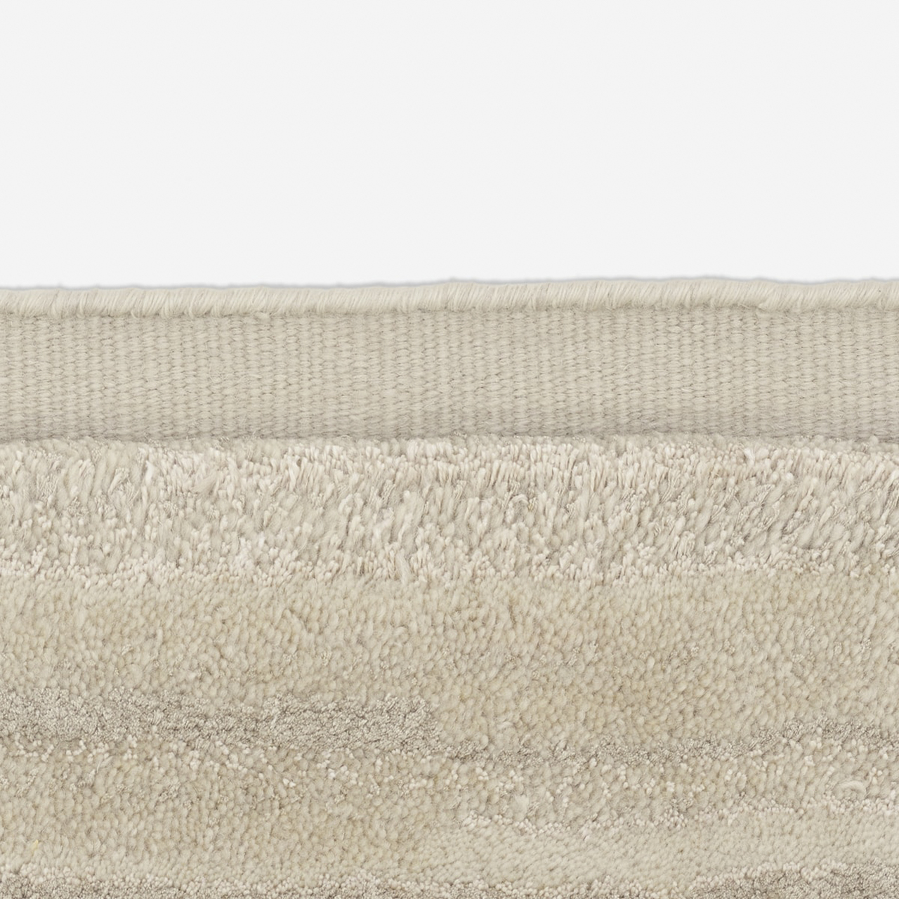 Kvadrat Teppich 'Cascade' 130 x 170 cm, Kieselgrau 0003