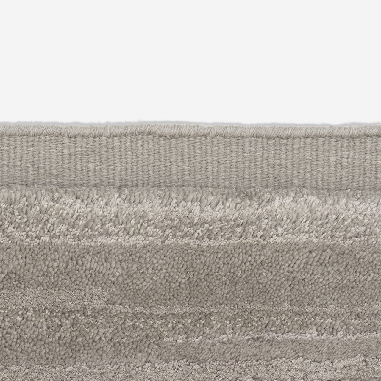 Kvadrat Teppich 'Cascade' 130 x 170 cm, Perlbeige 0009