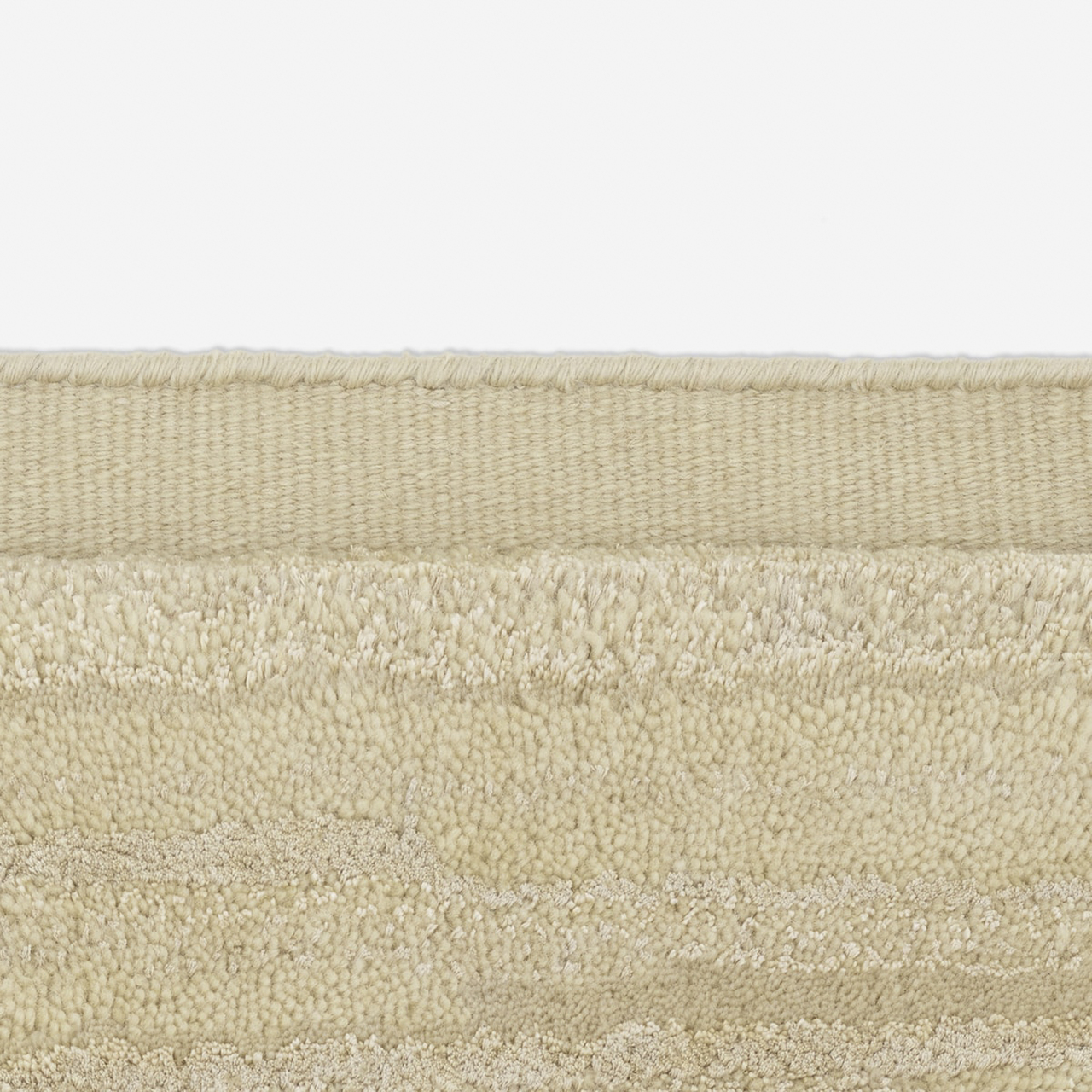Kvadrat Teppich 'Cascade' 130 x 170 cm, Elfenbein 0012