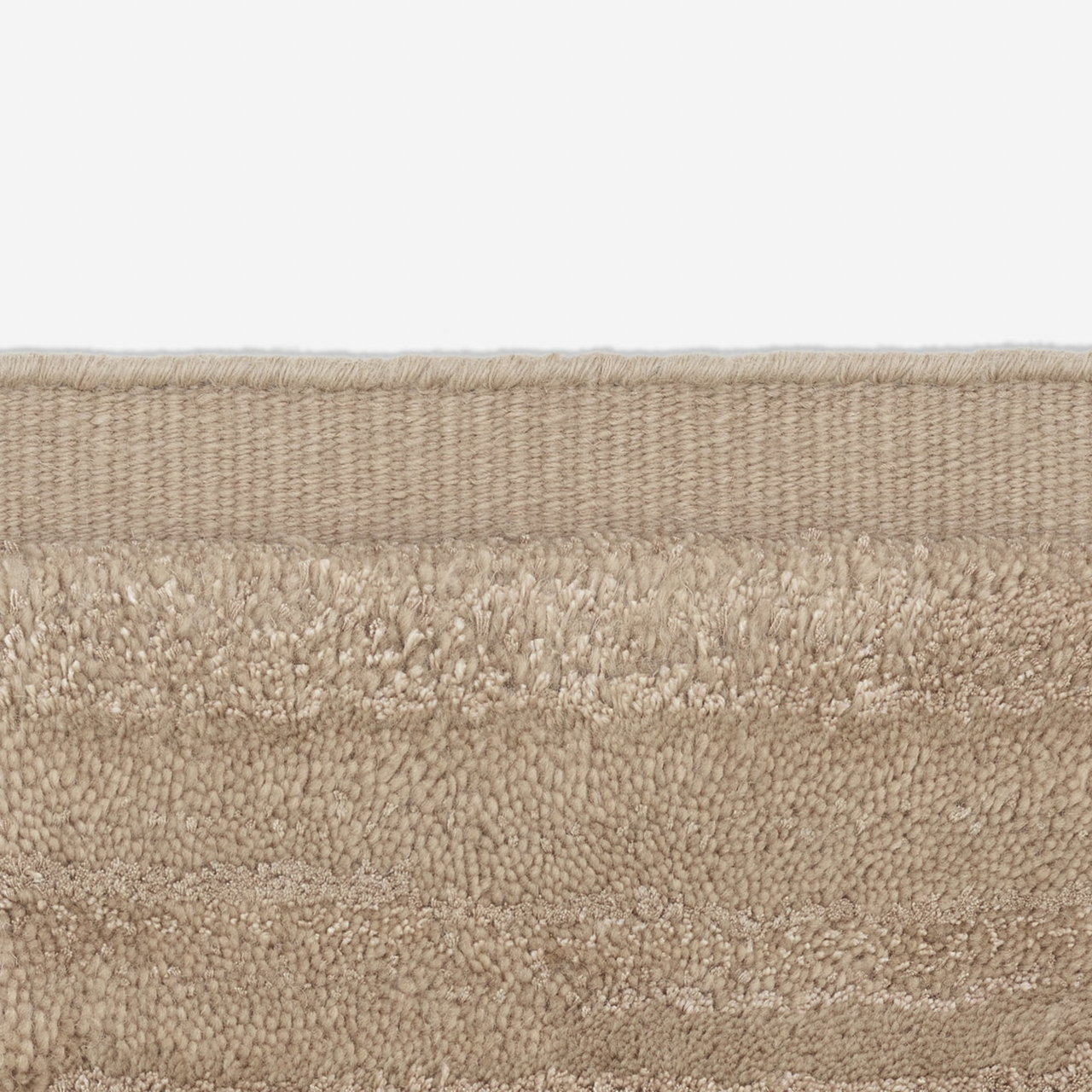 Kvadrat Teppich 'Cascade' 130 x 170 cm, Graubeige 0015