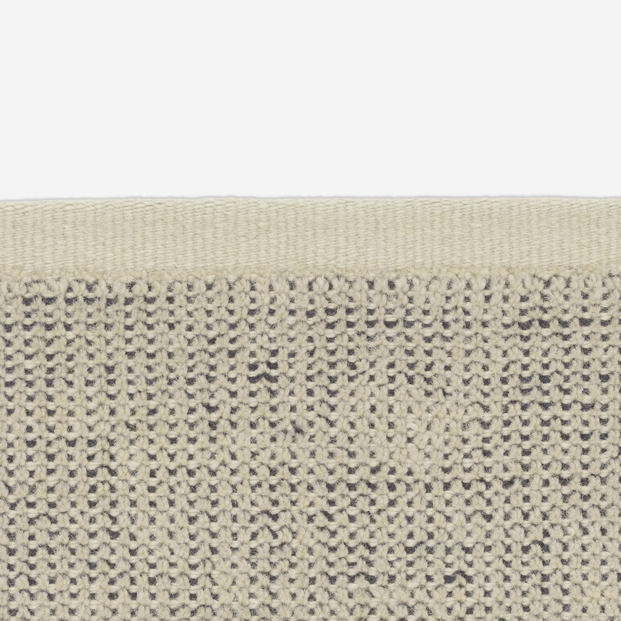 Kvadrat Teppich 'Kanon' 130 x 170 cm, Kieselgrau 0006