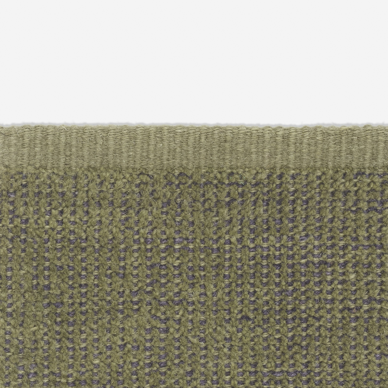Kvadrat Teppich 'Kanon' 130 x 170 cm, Olivgrau 0014