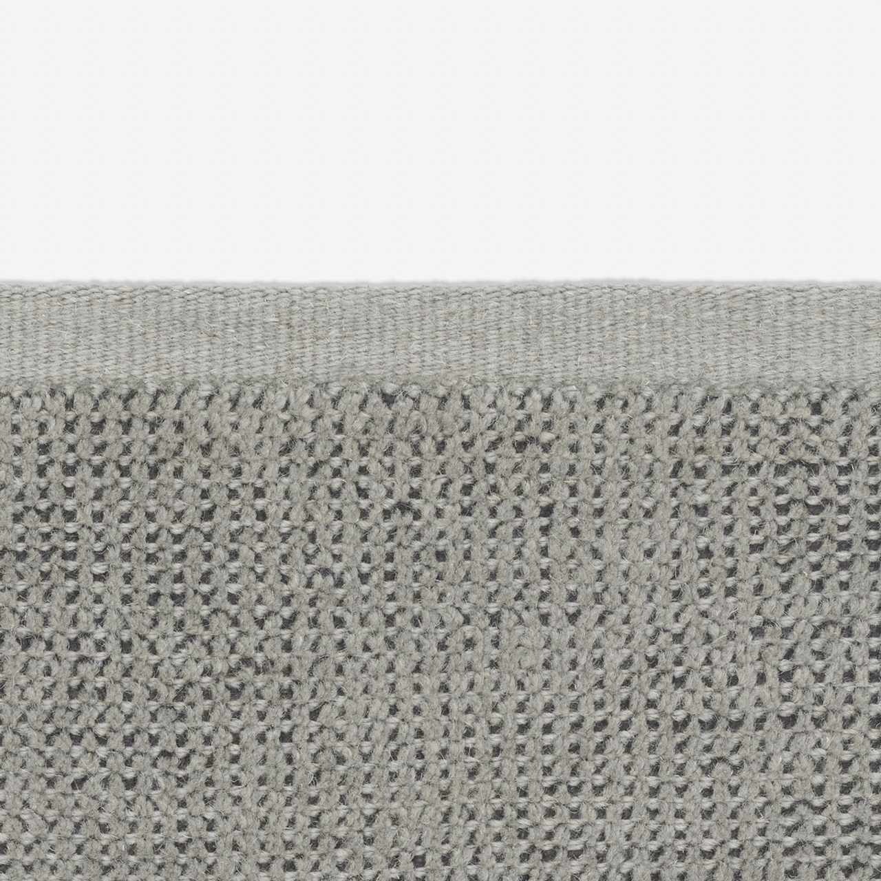 Kvadrat Teppich 'Kanon' 130 x 170 cm, Steingrau 0033