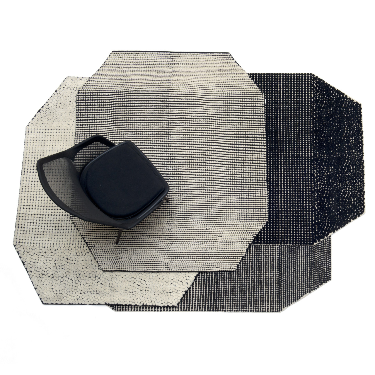 Kvadrat Teppich 'Semis' 1
