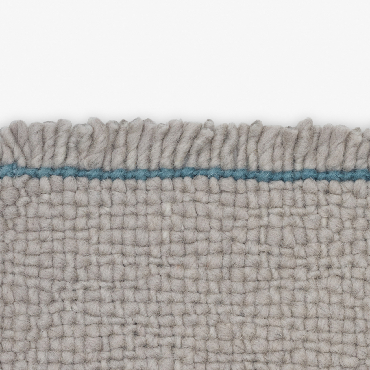 Kvadrat Teppich 'Bold Block' 130 x 170 cm, Perlmausgrau 0170