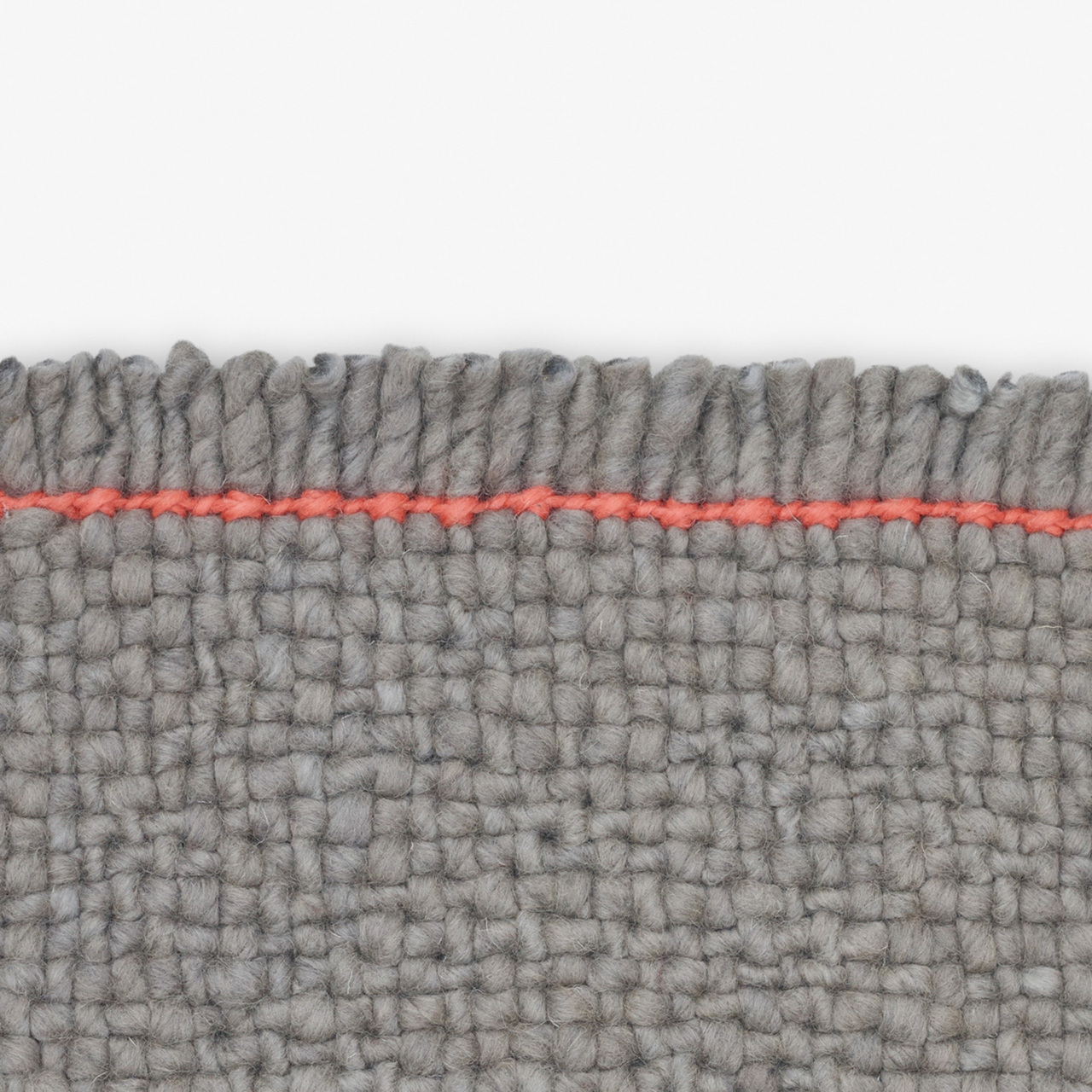 Kvadrat Teppich 'Bold Block' 130 x 170 cm, Weissaluminium 180