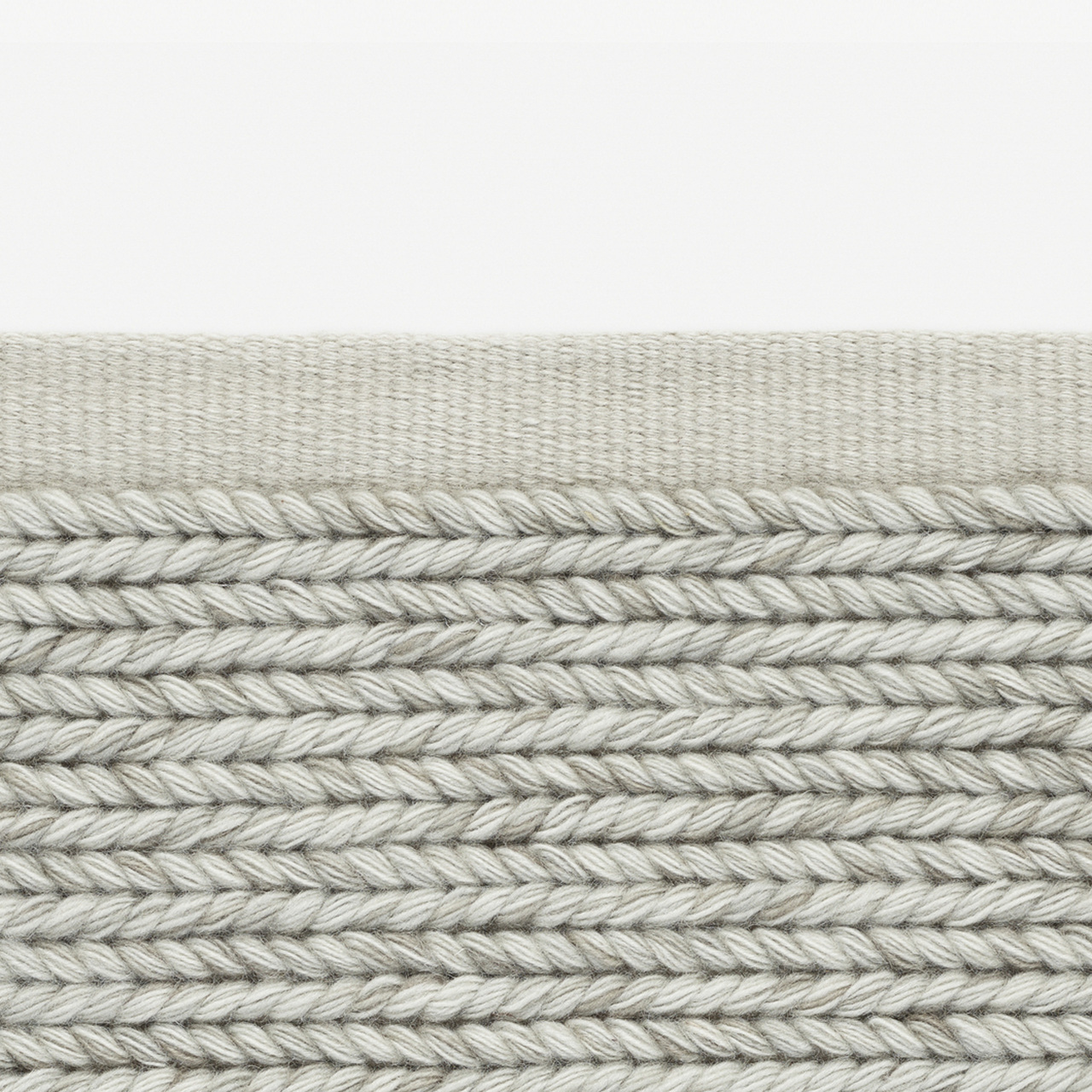 Kvadrat Teppich 'Aram 2' 130 x 170 cm, Seidengrau 0131