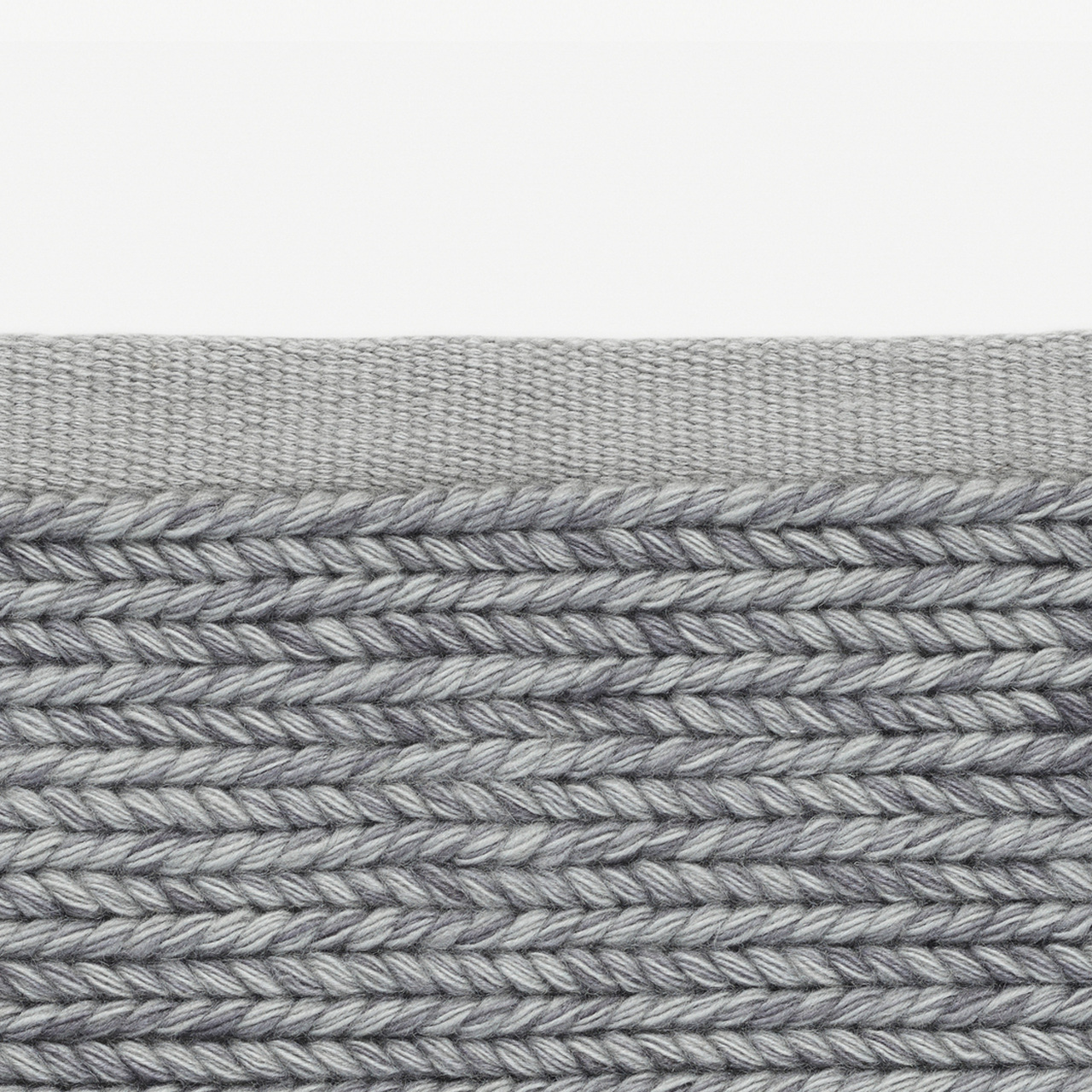Kvadrat Teppich 'Aram 2' 130 x 170 cm, Perlhellgrau 0151
