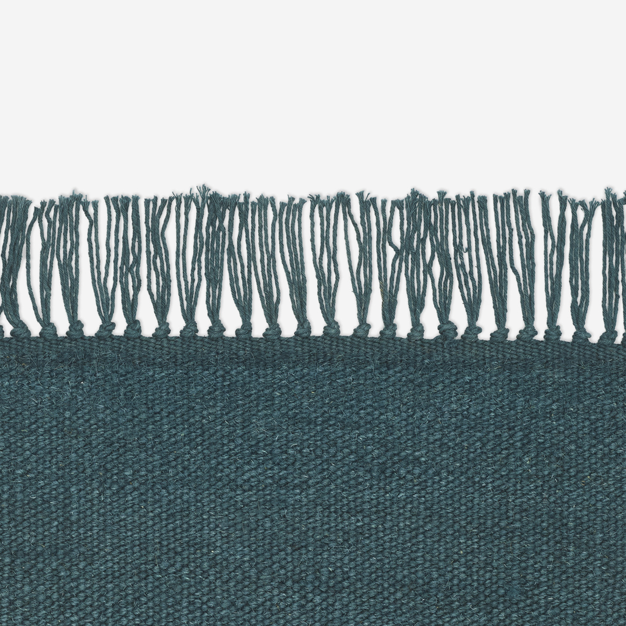 Kvadrat Teppich 'Vintage Coloured Fringes' 130 x 170 cm, Eisengrau 4444