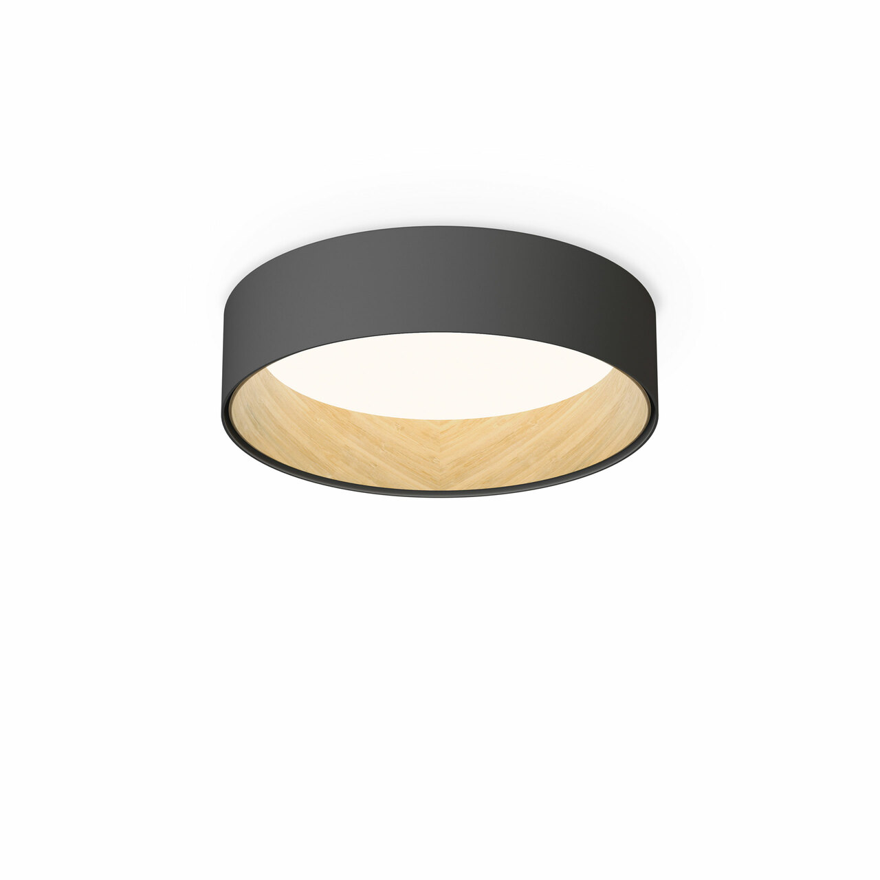 Vibia Deckenleuchte 'Duo' Graphit, Ø: 47.5 cm 