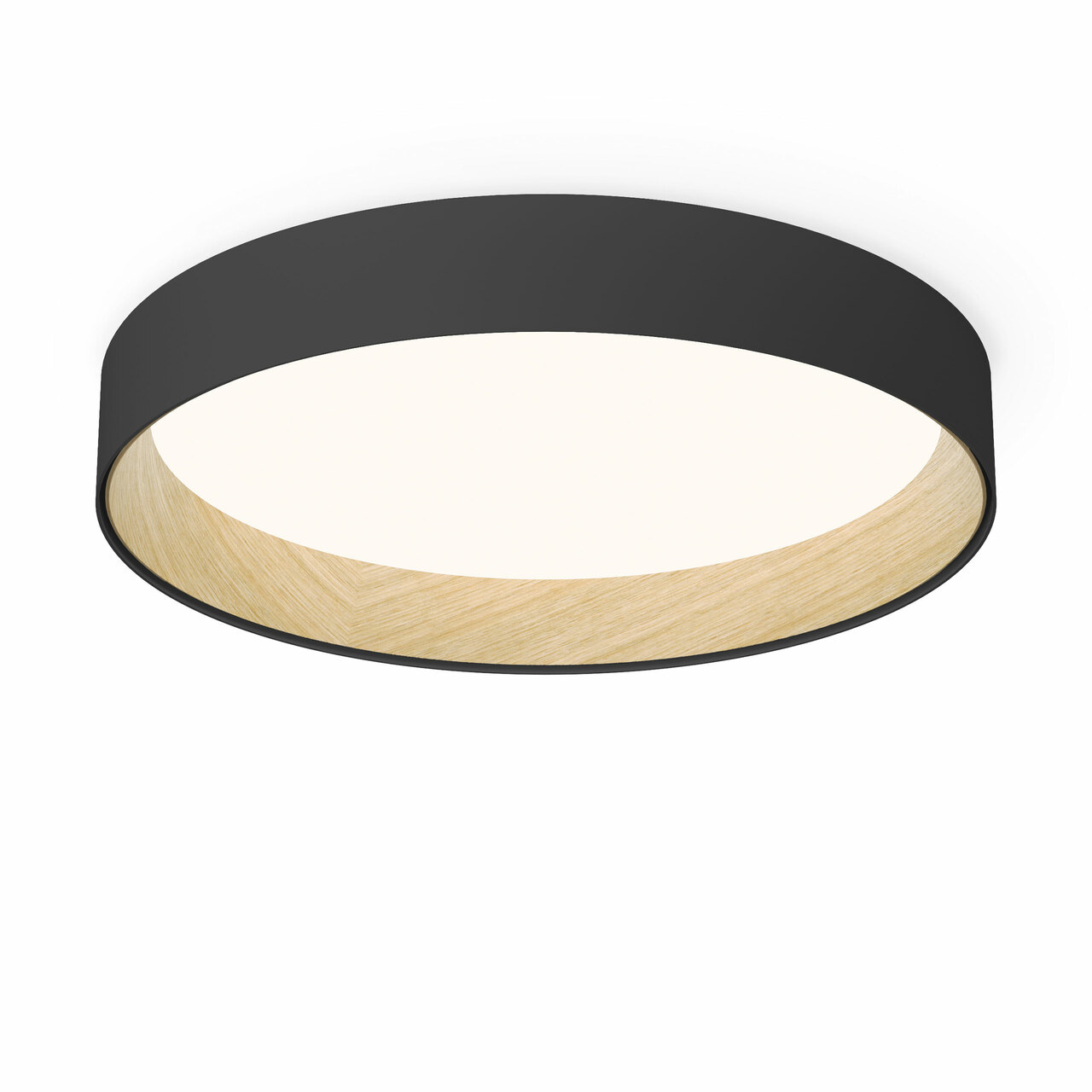 Vibia Deckenleuchte 'Duo' Graphit, Ø: 78.5 cm 