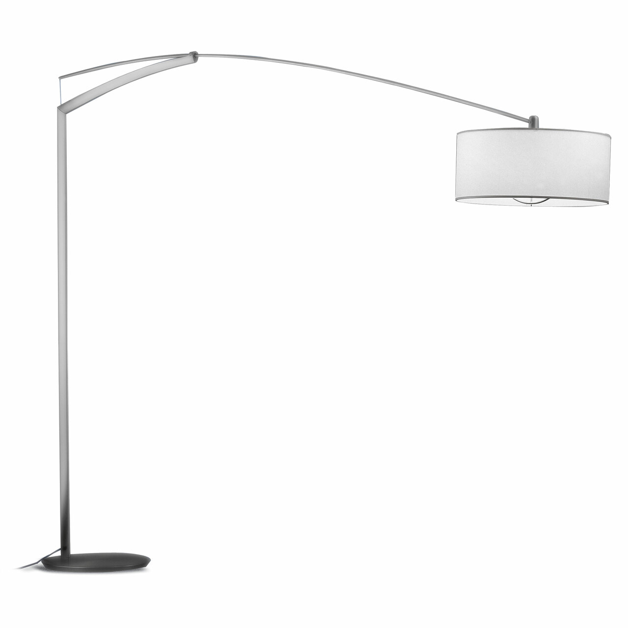 Vibia Stehleuchte 'Balance' Nickel matt, Armlänge 260 cm 