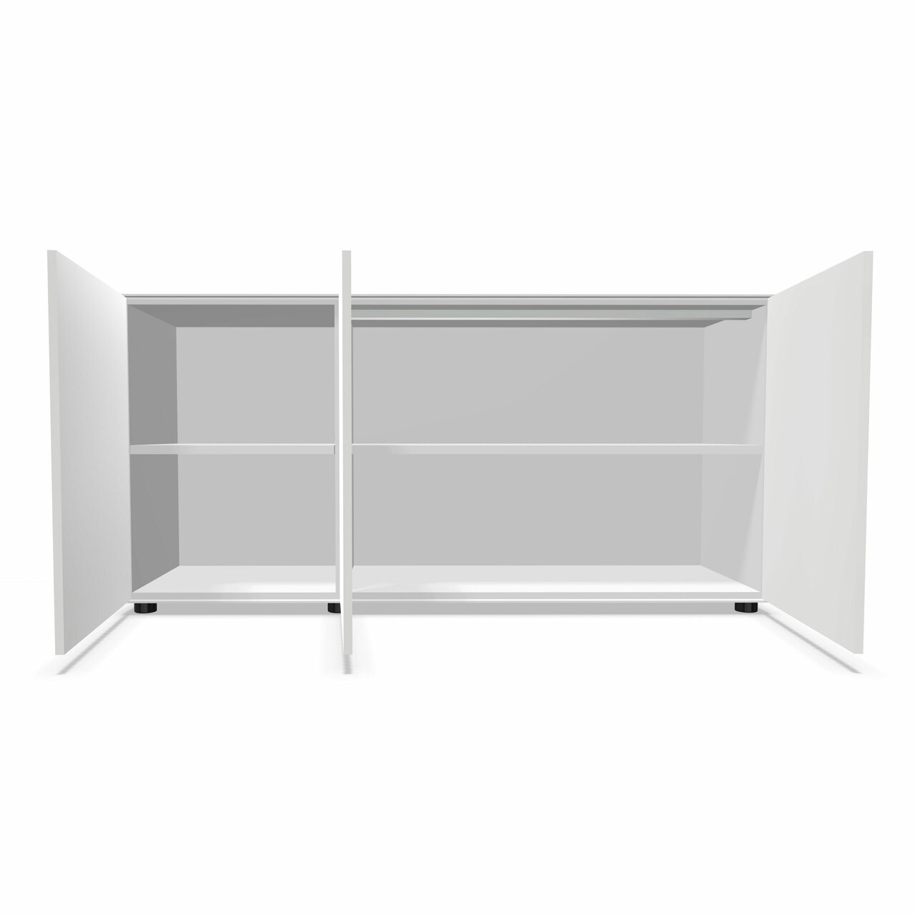 Piure grosses Sideboard 'Nex Pur Box' H: 50 cm , Mit Türen