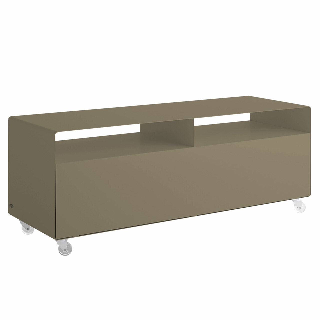 Müller Möbelfabrikation Sideboard mit Klapptür Beigegrau - RAL 7006