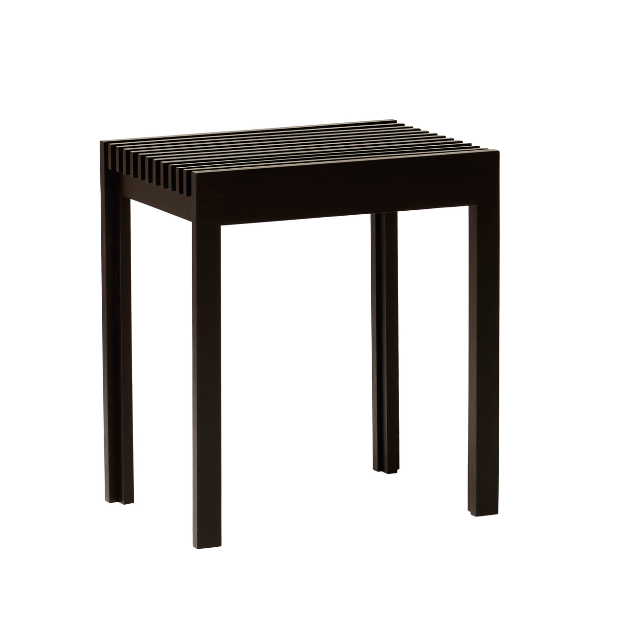 Form & Refine Hocker 'Lightweight' Eiche schwarz gebeizt