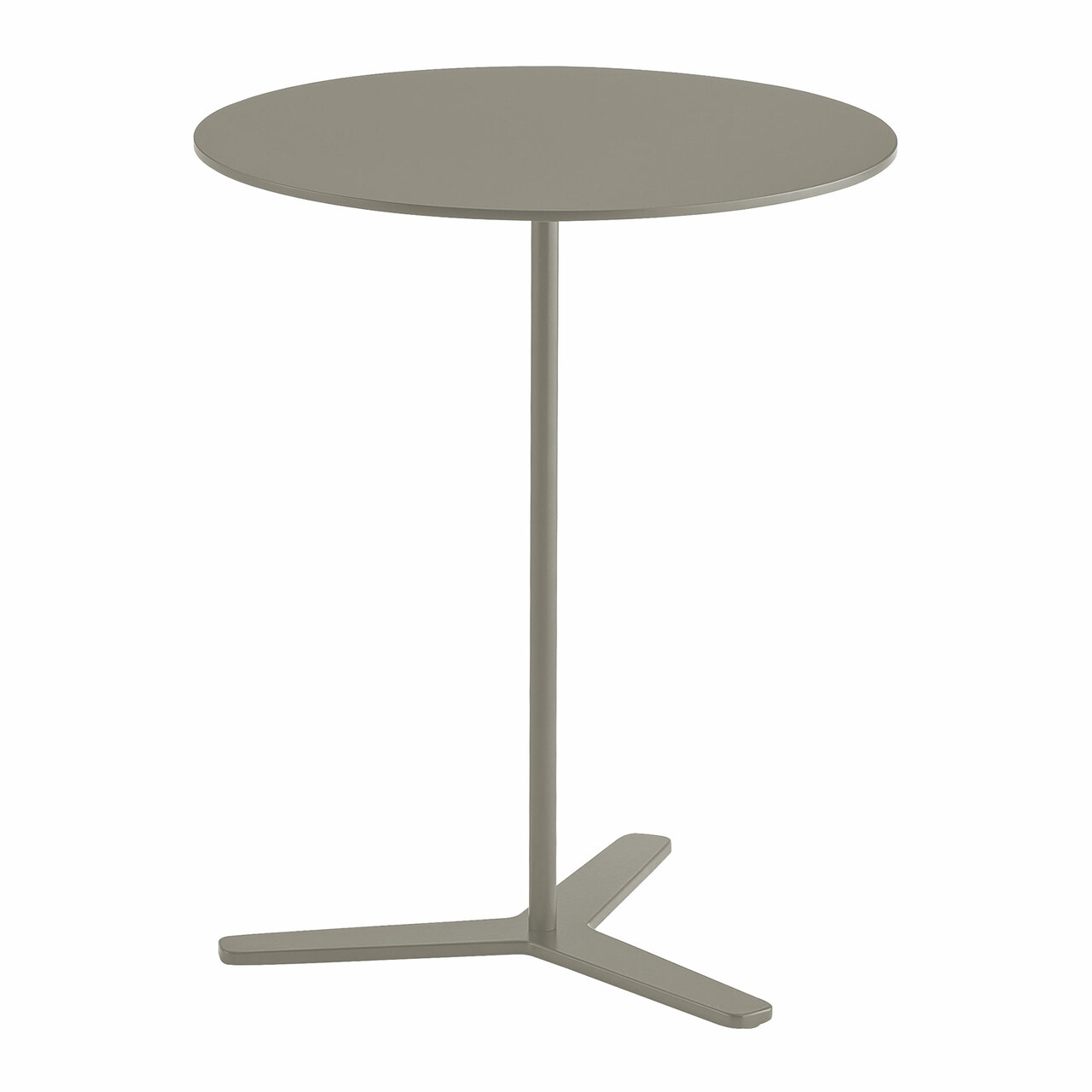 Mox Tre Beistelltisch Steingrau - RAL 7030, H: 42 cm, Ø: 39 cm