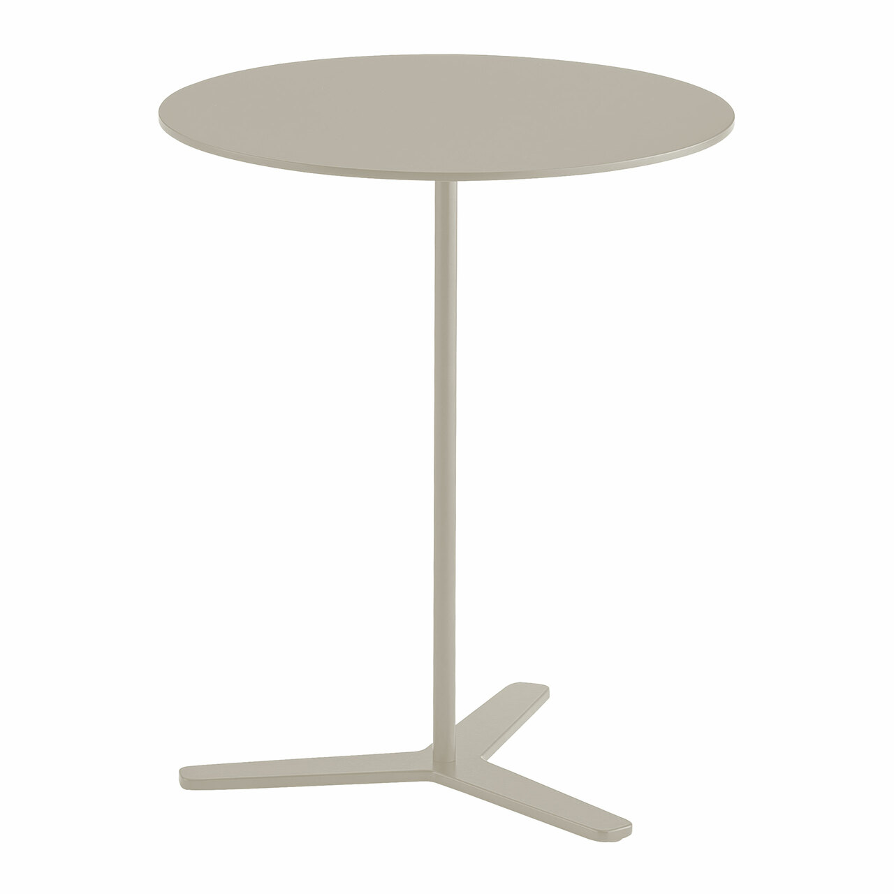 Mox Tre Beistelltisch Seidengrau - RAL 7044, H: 42 cm, Ø: 39 cm
