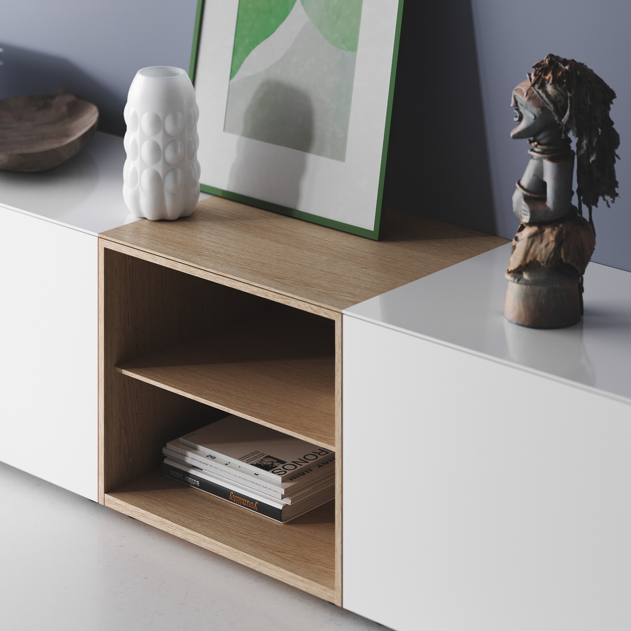 Sideboard 'EditQ' mit 2 Einzeltüren  Piure