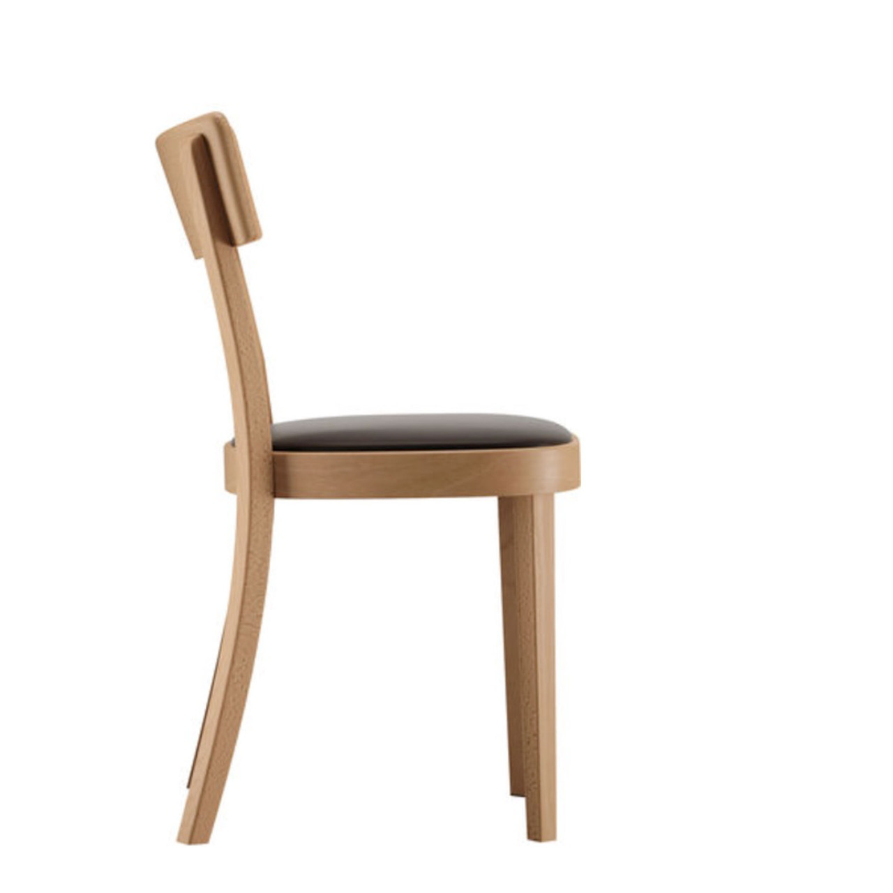 Horgenglarus Classic Stuhl Kunststoffgleiter, Buche Natur - HG 520, Mit Sitzpolster