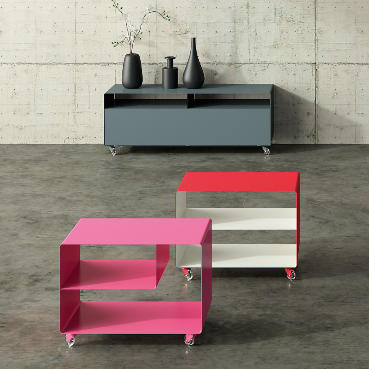 Zweifarbiges Sideboard Müller Möbelfabrikation