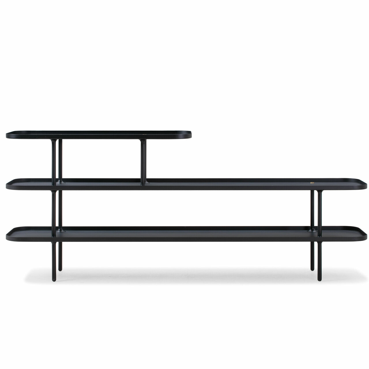 Wendelbo Slice Schwarz, B: 185 cm / H: 76 cm