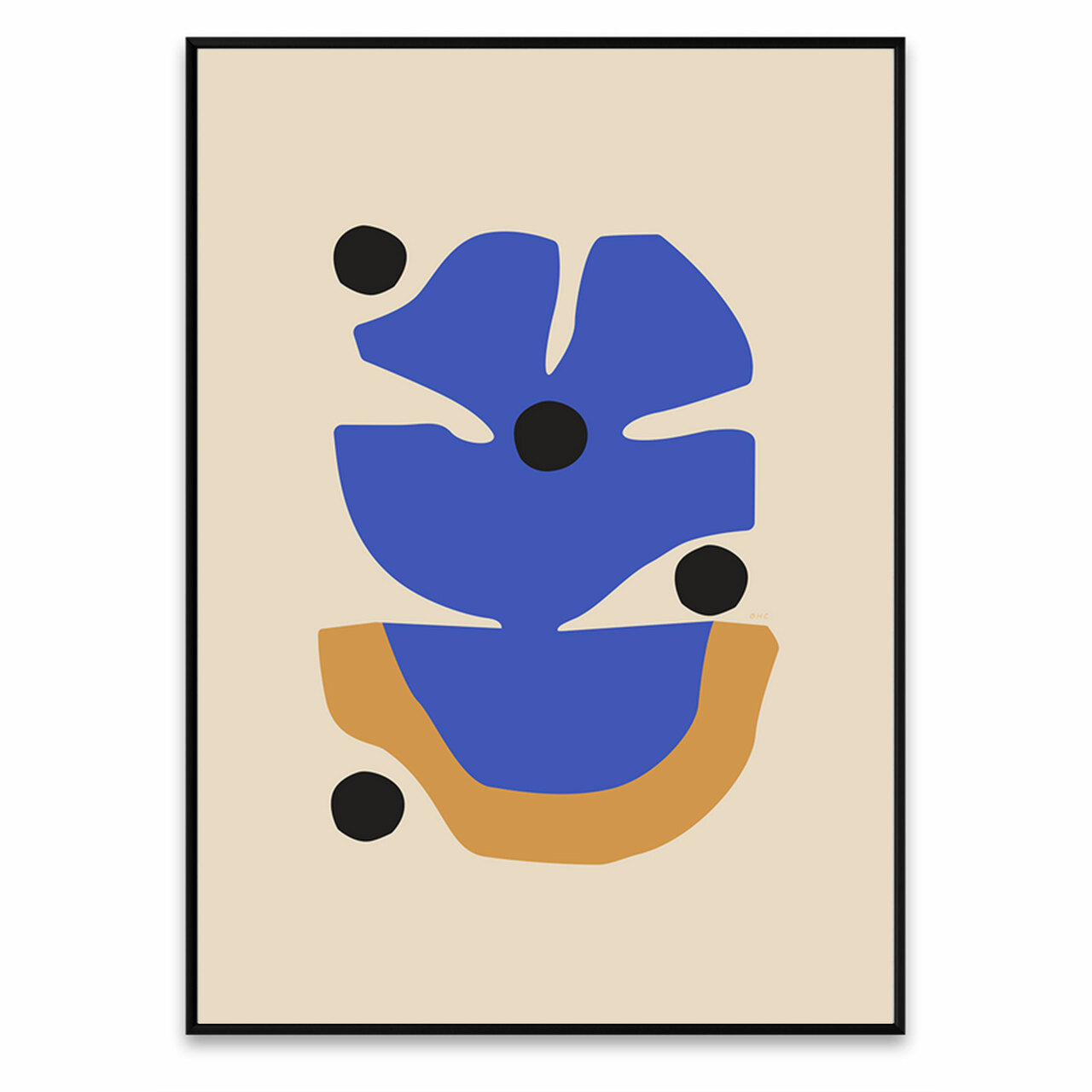 Paper Collective Flor Azul 50 x 70 cm