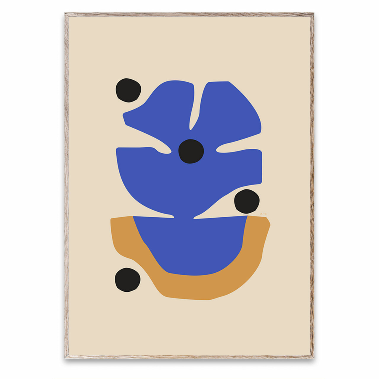 Paper Collective Flor Azul 50 x 70 cm