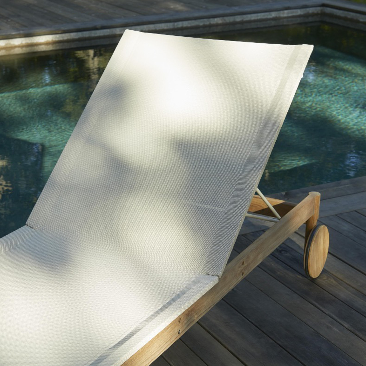 Skagerak Pelago Sunbed Teak-Schlinge, Sand