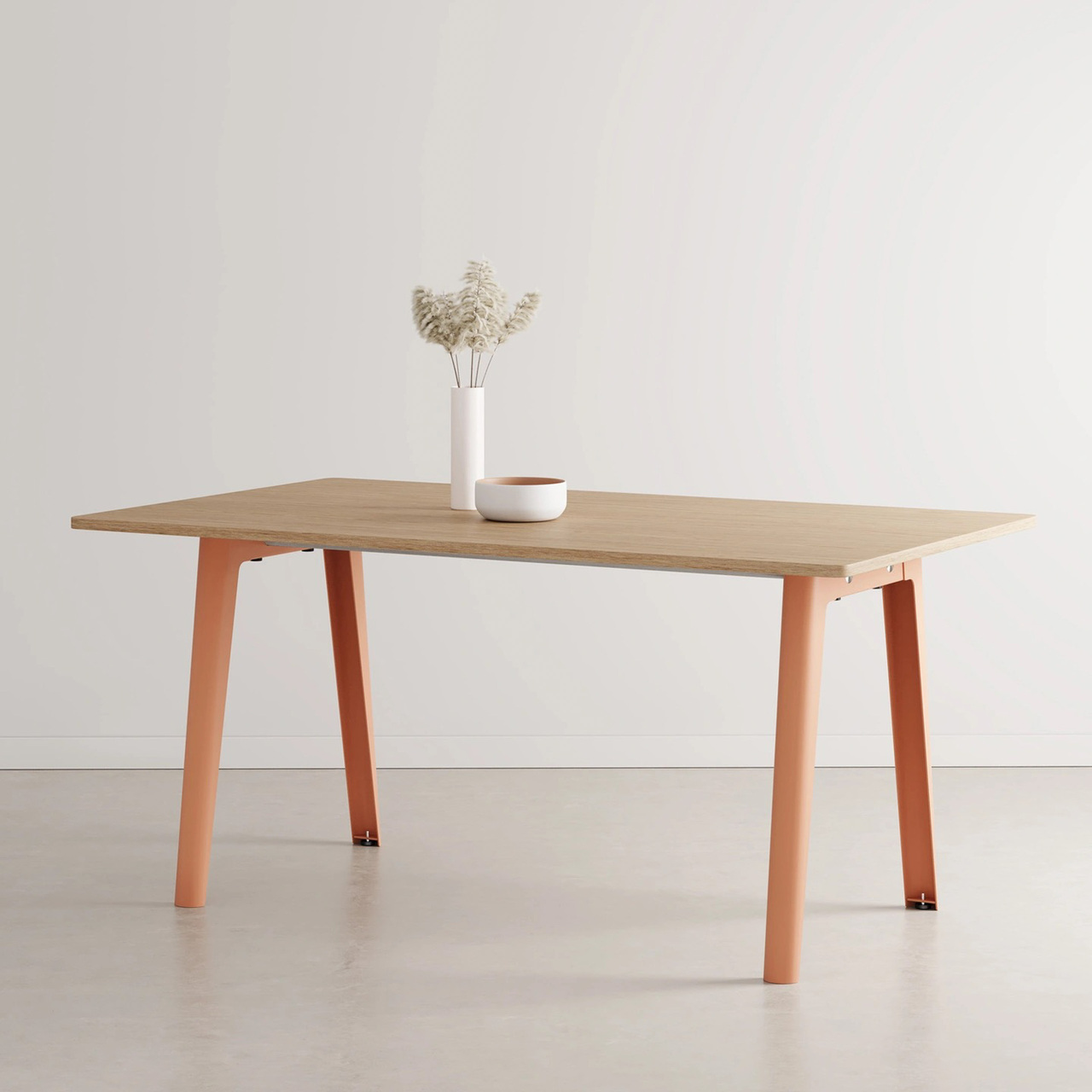 TIPTOE New modern table - Oak  B: 160 cm, Esche rosa